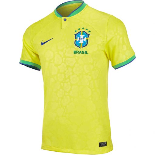 Mens Brazil Home Jersey – 2022